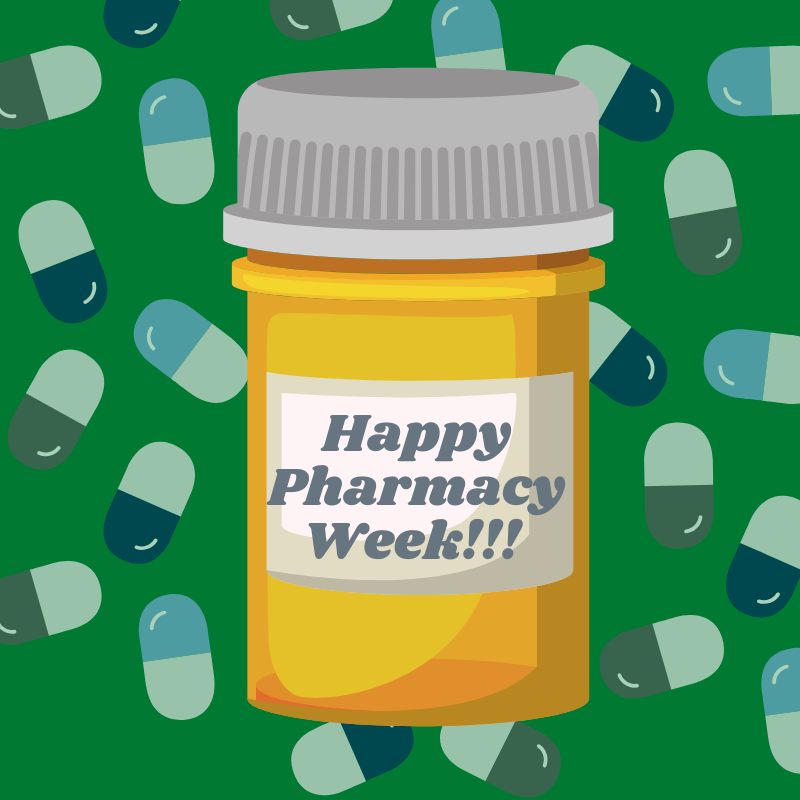 UNTHSCAlumni's tweet photo. Happy Pharmacy Week to all of our UNT System College of Pharmacy students and alumni! We are SO proud of you! Thank you for all that you do for the profession. #thisisunthsc #unthscproud #untscp #PharmacyWeek #unthscpharmacy #unthscalumni https://t.co/RGh7A66nAI