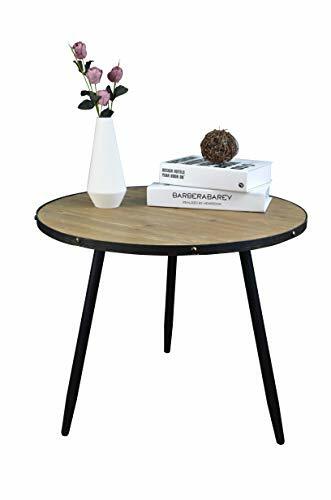 AOJEZOR Coffee Table,End Table,Bedside Table,Nightstand,Sofa Side Table, Round Home Furniture for Small Space,Under 100,Metal Wood,Accent Brown Black swivelchair.site/aojezor-coffee…