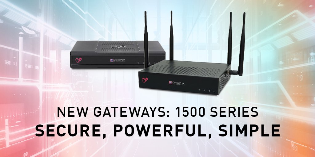 YDanYer's tweet image. Congratulations to the team! @CheckPointSW&apos;s new 1500 series #securitygateways serve the unique needs #SMB. Delivering award winning threat prevention with the best industry catch rate to protect against the most advanced cyberattacks: bit.ly/2MKfQgE #IPS