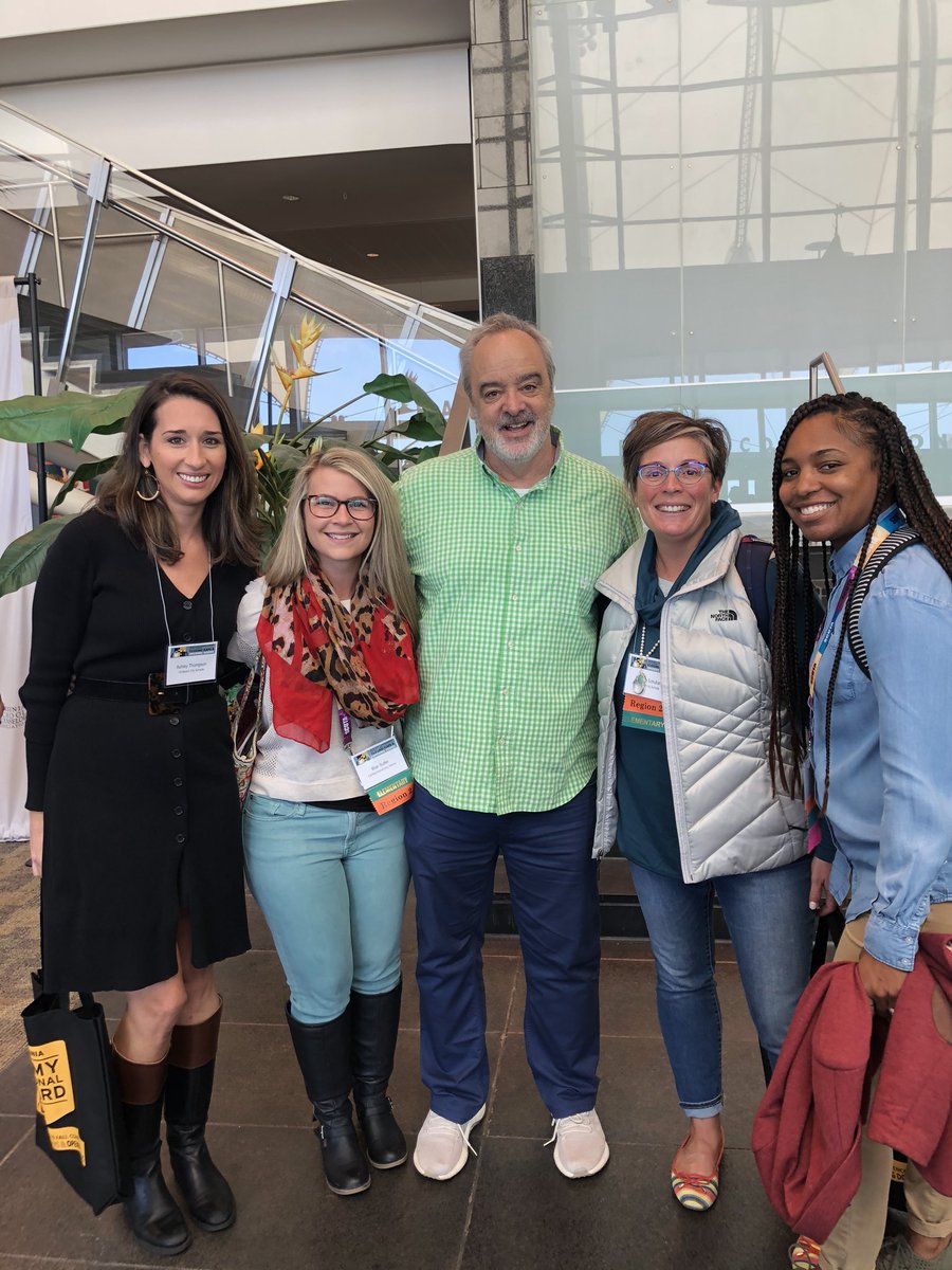 FESCounselor's tweet photo. So happy @gerrybrooksprin came to visit @VSCA !!! Such an amazing advocate and educator! #suriously #VSCA19 #vbschoolcounselors @TamaraSchubart https://t.co/oQVS7GBoPO