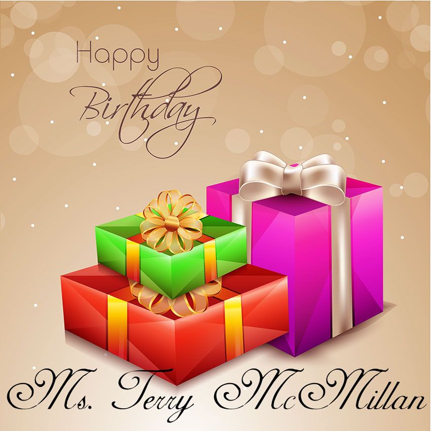 Happy Birthday To This Iconic Author - Terry McMillan 