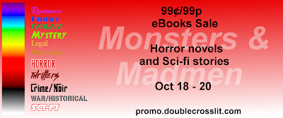 CSWCLynn's tweet photo. Why not try books for treats - https://t.co/81pFIkUUJZ - #DoubleCrossLit #scifi #horror #ebooks #books #halloween2019 https://t.co/fBCA4bInOU