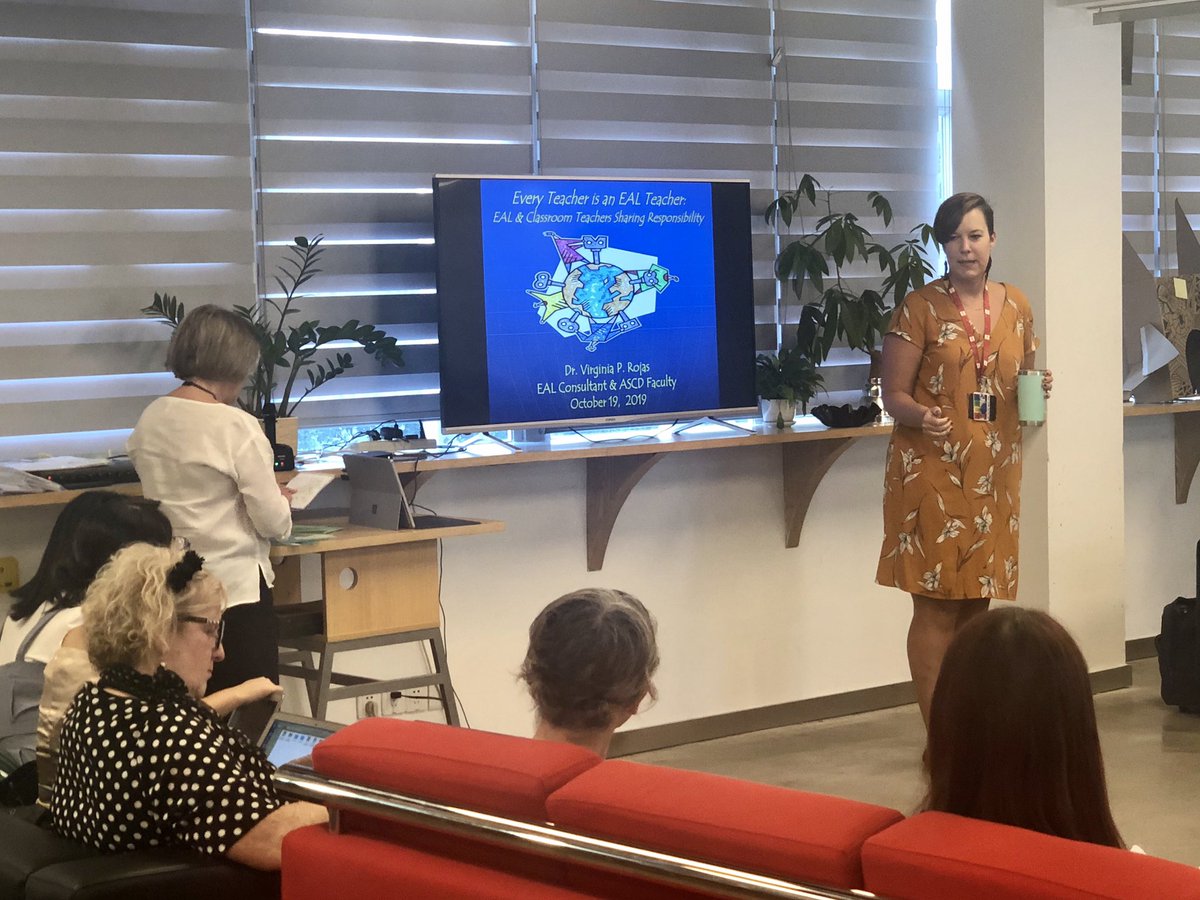 adecardy's tweet image. Excited to welcome Dr. Rojas to @TheLevel5 today! Every teacher is an EAL teacher! Thanks @megankuemmerlin! #ISSedu @ISSCommunity #earcos