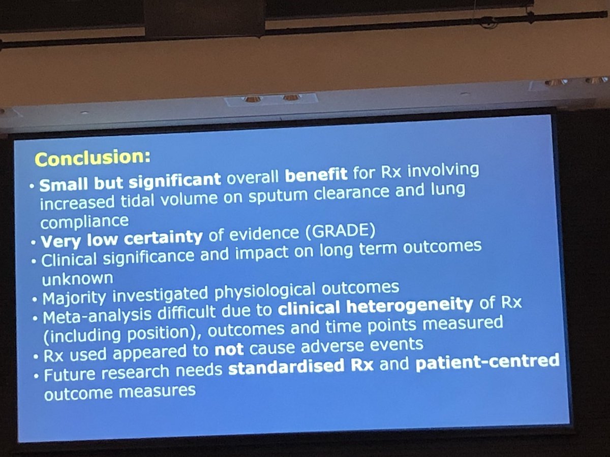Professor Catherine Granger (@grangercl) on Twitter photo <a href="/lisa_vanderlee/">Dr Lisa van der Lee</a> presenting systematic review on respiratory Physio for I&V ICU patients with pneumonia #acutept #transformphysio #APAtransform <a href="/lisa_vanderlee/">Dr Lisa van der Lee</a> presenting systematic review on respiratory Physio for I&V ICU patients with pneumonia #acutept #transformphysio #APAtransform