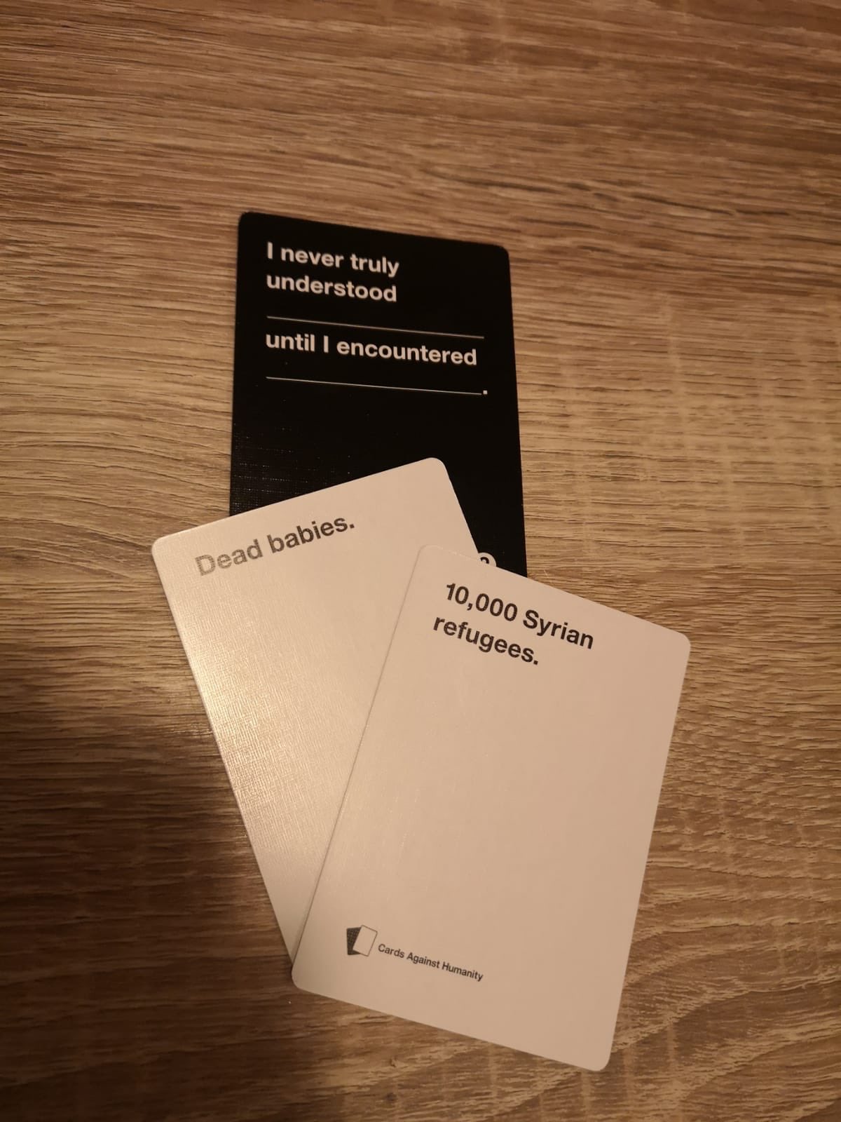 Cards That Won Against Humanity — I won 😂