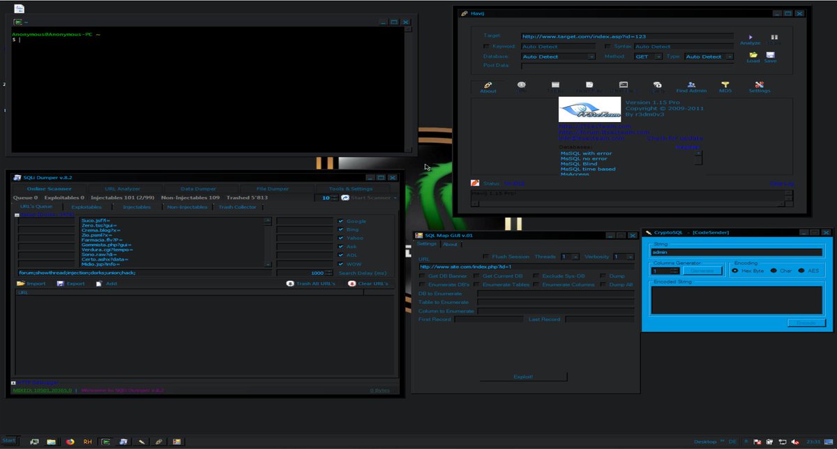 hydra_hackers's tweet image. Hydra - 4RT3M1S14 SOC (Security Operations Center) is a security oriented operating system designed for Penetration Testing, Computer Forensic, Reverse engineering, Hacking, Privacy/Anonymity and Cryptography.