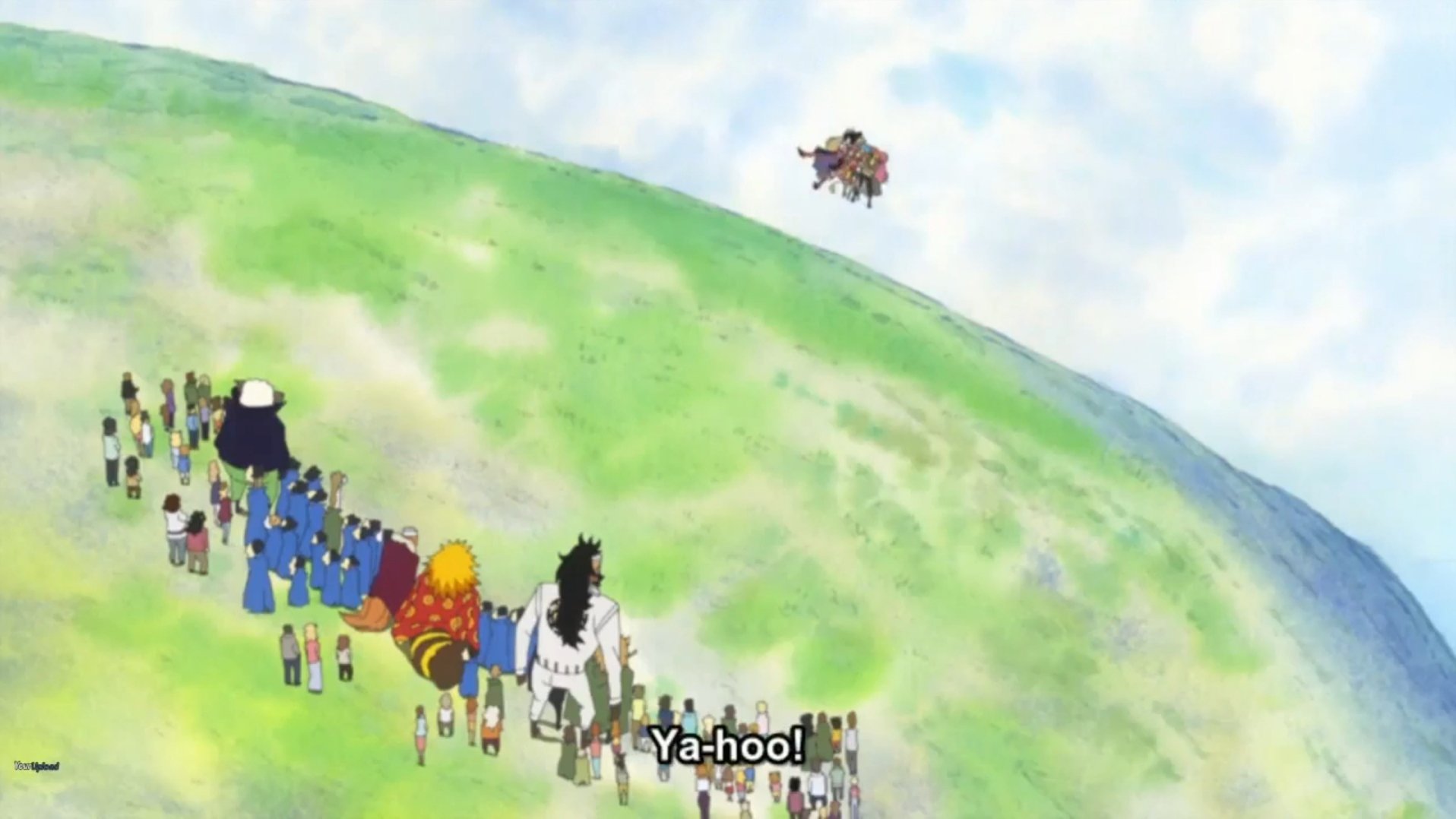 Bri A Childe When Luffy Jumps Off Zou And Takes Everyone With Him