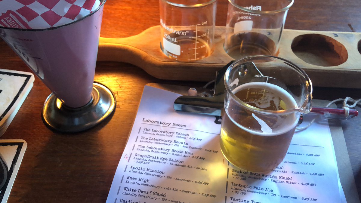 Mr C Saunders (@nzdevops) on Twitter photo Grapefruit Rye Saison, Scotch Ale. Refreshing. 7 out 10 wife liked it, me not so much. 
thelaboratory.co.nz Grapefruit Rye Saison, Scotch Ale. Refreshing. 7 out 10 wife liked it, me not so much. 
thelaboratory.co.nz