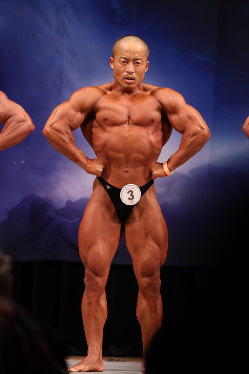 りゅう 3位の加藤直之選手 プレアクションが好きなんですよね 男子日本ボディビル選手権大会