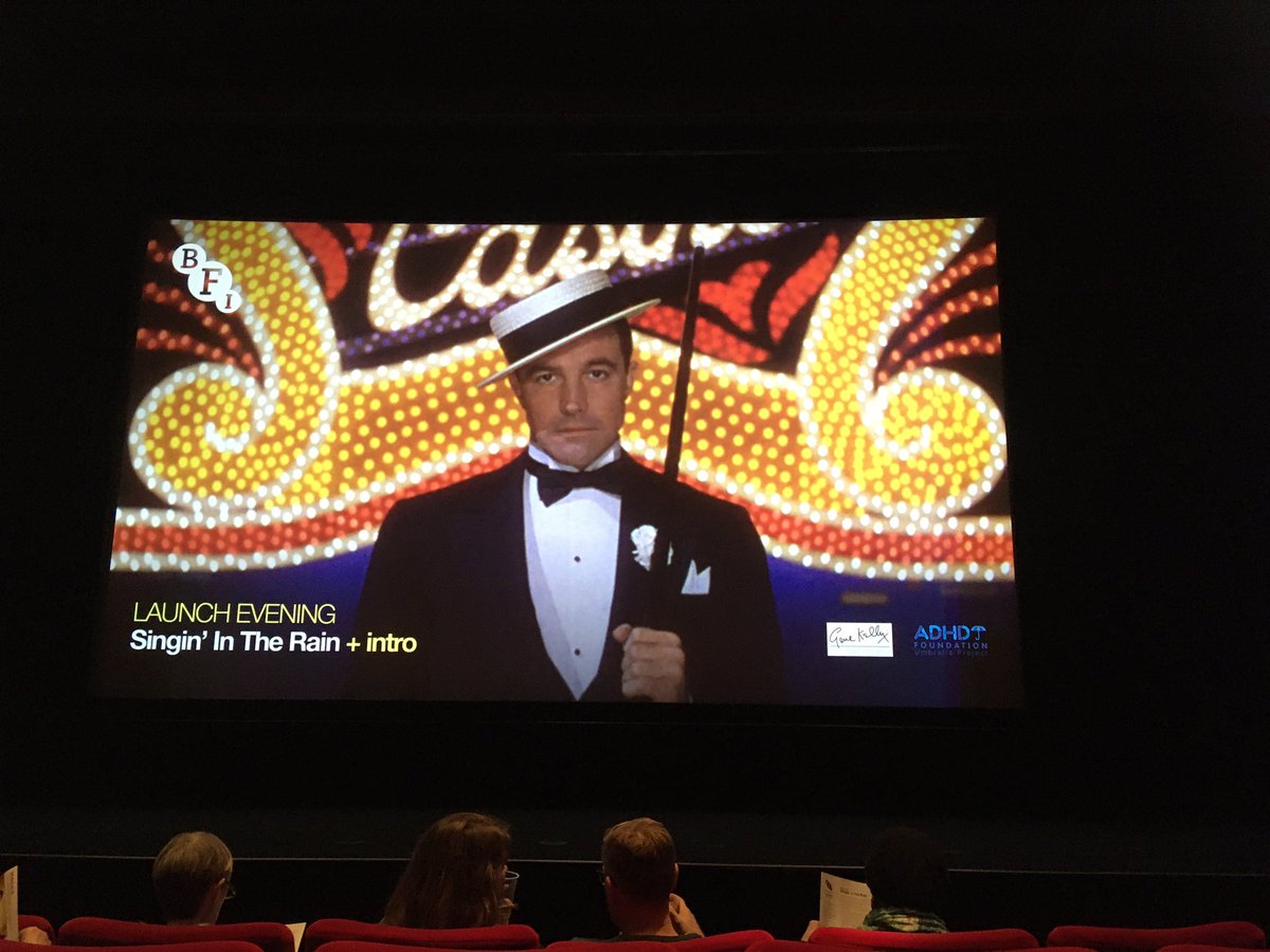 JennyMcL2's tweet photo. Lucky enough to be invited to #bfisouthbank rerelease of magical Singing in the Rain. What better way to celebrate @GeneKellyLegacy @ADHDFoundation partnership. #Neurodiversity #magicofdance https://t.co/6uT5WyAmxF