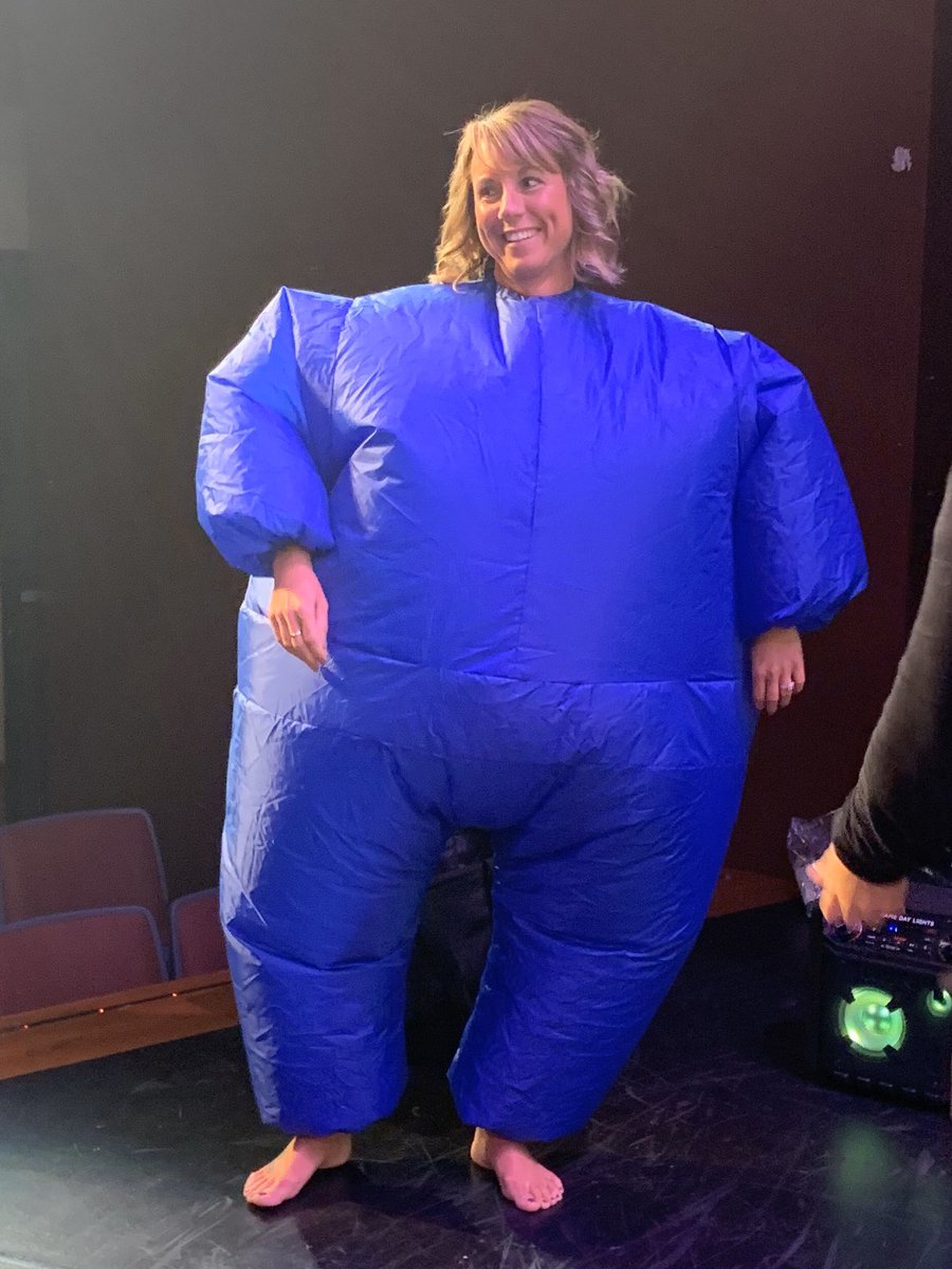 sarahsted82's tweet photo. So grateful to have amazing friends/coworkers that are always willing to go along with my ideas!  Also—big shout out to our awesome principal @warnerc_mtz for letting us do this AND take part!  #forthekids #hoco19 
#isntitsweet https://t.co/dgXH0qfyXH