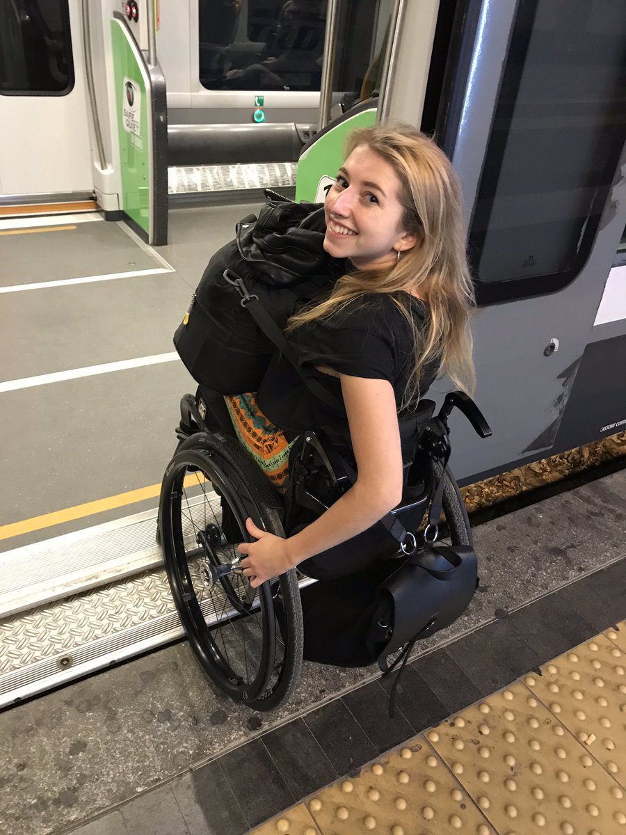 AbbiBrown92's tweet photo. @DrJonHastie @BnsJaneCampbell @Tanni_GT @SirPeterHendy @chhcalling @Nus_Ghani Boarded an Italian train today. The whole platform at Milan station is raised; the ramp from @TrenordOfficial train extends automatically. Loads of room for me, including a designated space for two wheelchair users to sit side by side! Unheard of in UK. https://t.co/62H0oQGlsz