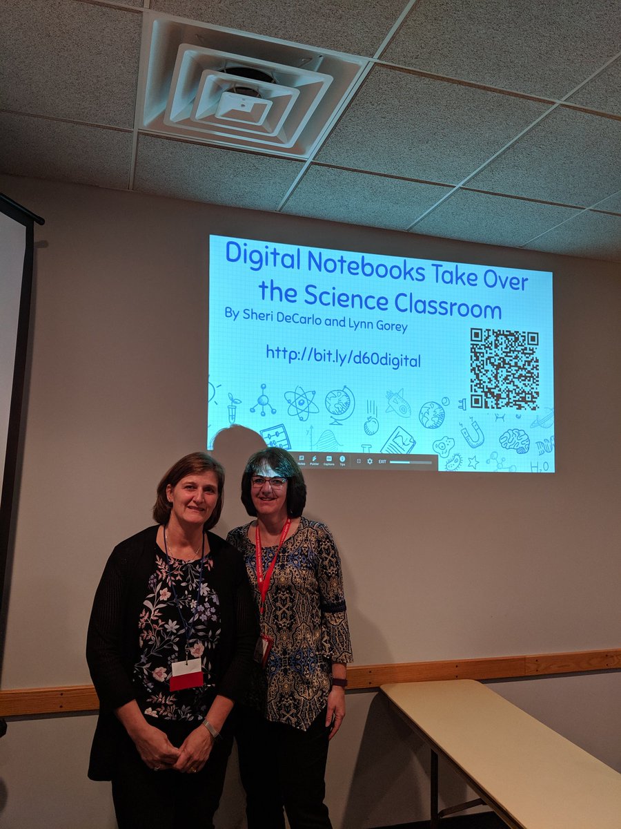 GoreyTeach's tweet photo. Excited to have shared our knowledge of @Seesaw digital portfolios at ISTA/ICTM conference in Peoria today #d60learns @d60maerckerTech https://t.co/H3VcXnA0H4