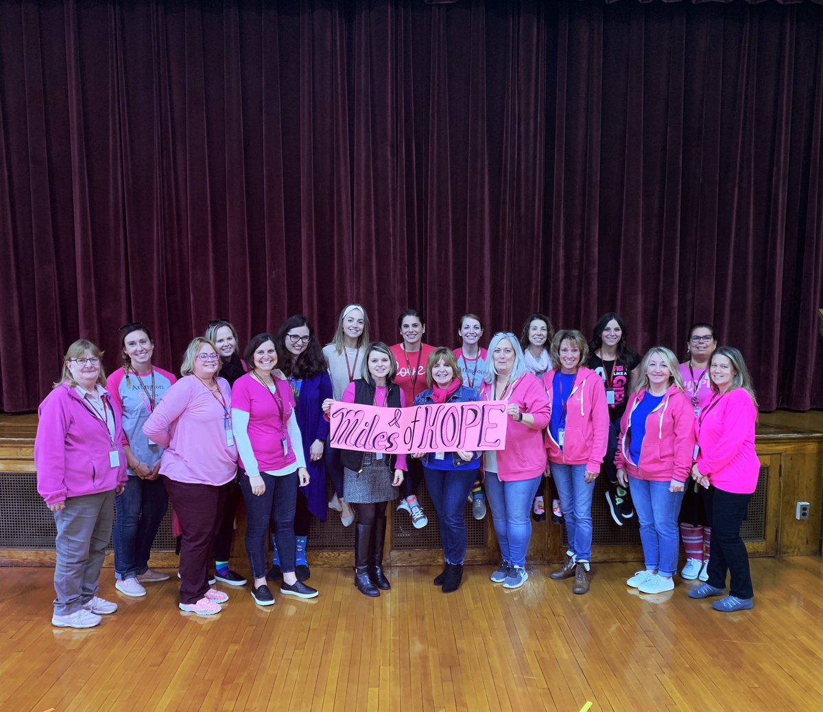 Traver supports Miles of Hope 💗