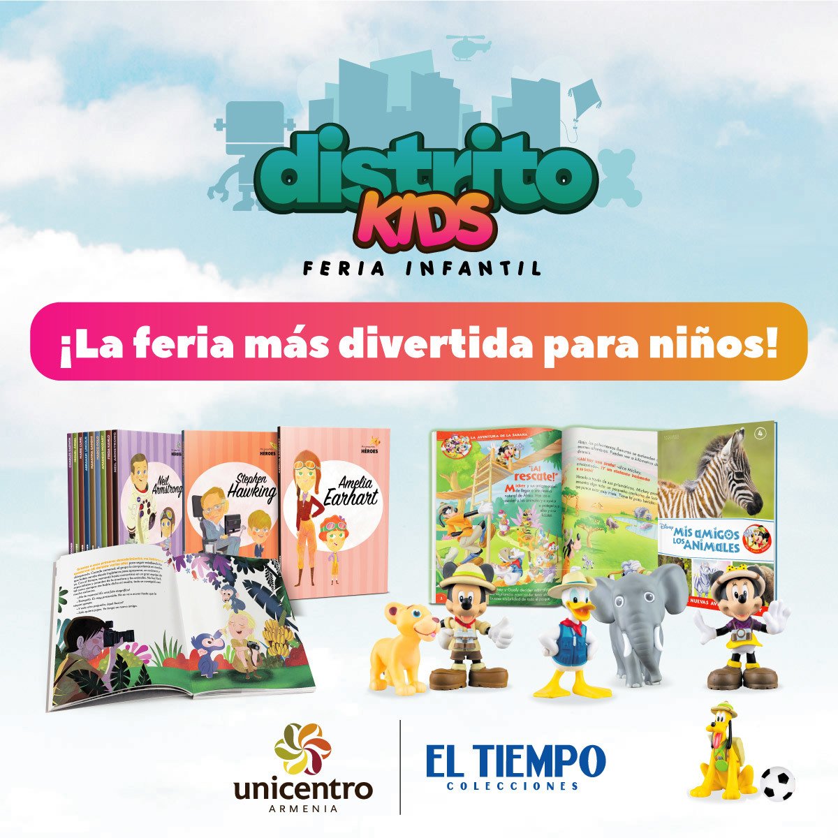 ET_Colecciones's tweet photo. #DistritoKids llega este fin de semana a @UnicentrodeArm para divertir a los niños con actividades y colecciones diseñadas especialmente para su entretenimiento y aprendizaje. ¡Visítanos!
@Camara_Armenia https://t.co/u21nUXrT9S