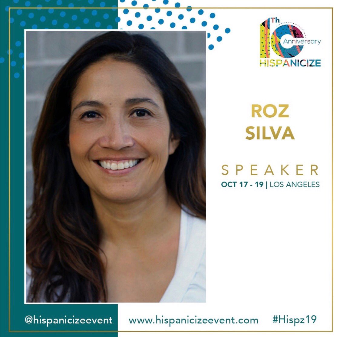 stevicasey's tweet photo. Can’t wait to hear #TeamWalmart’s @theRozSilva speak about @Walmart digital partnerships at #Hispz19! https://t.co/l6p8jdULVX