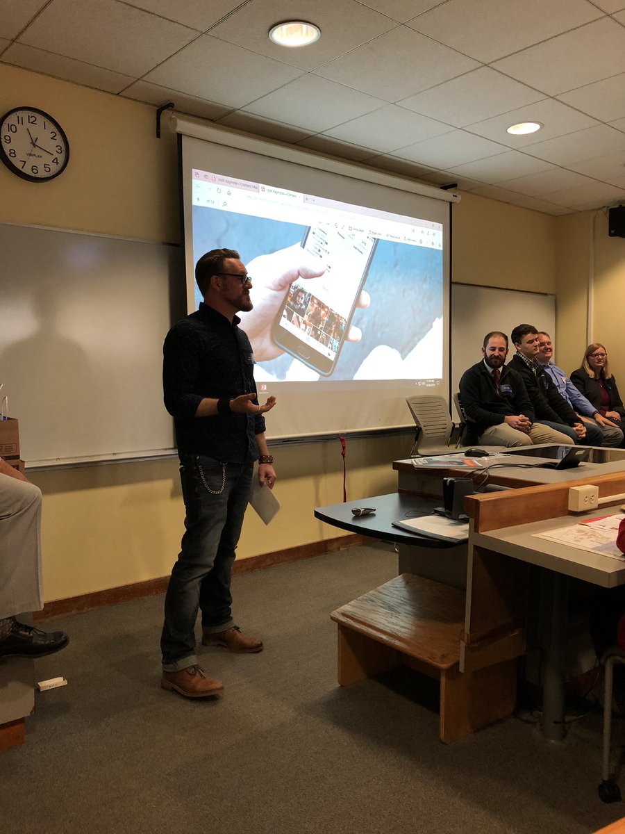 JoshuaCoon's tweet image. I had an awesome time talking with the students @SUNYGeneseo School of Business today about Content Marketing on behalf of @TruthCollective. Thanks for having me! #marketing #truthcollective