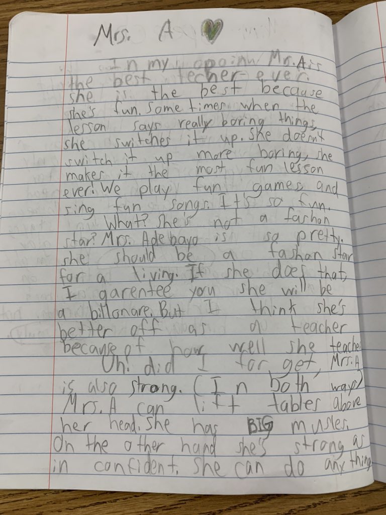 chelsea_adebayo's tweet image. I mean... seriously??? I’m crying happy teacher tears. This class is so special. ❤️❤️ #spoiledteacher #teacherlove #freewrites @MOESTEM1