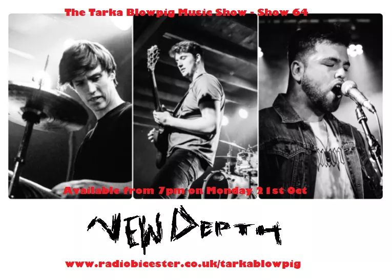 TarkaShow's tweet image. Tune in anytime after 7pm on Monday 21st October to hear an interview with the brilliant new heavy rock band @NewDepth_ and tracks from their Faces EP