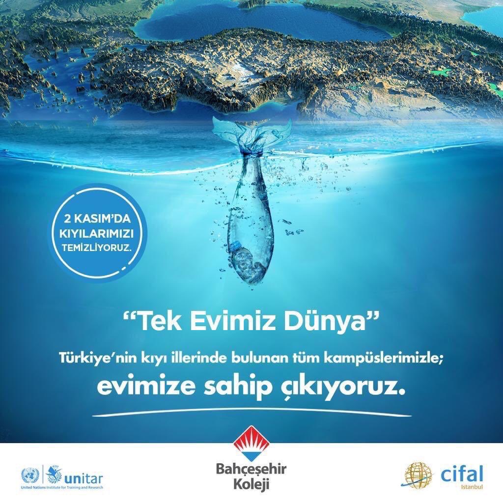 “Tek Evimiz Dünya” projesiyle Mudanya Güzelyalı sahilinde buluşuyoruz ve evimize sahip çıkıyoruz! 
#tekevimizdünya #sürdürülebilirkalkınmahedefleri @bahcesehir_k12