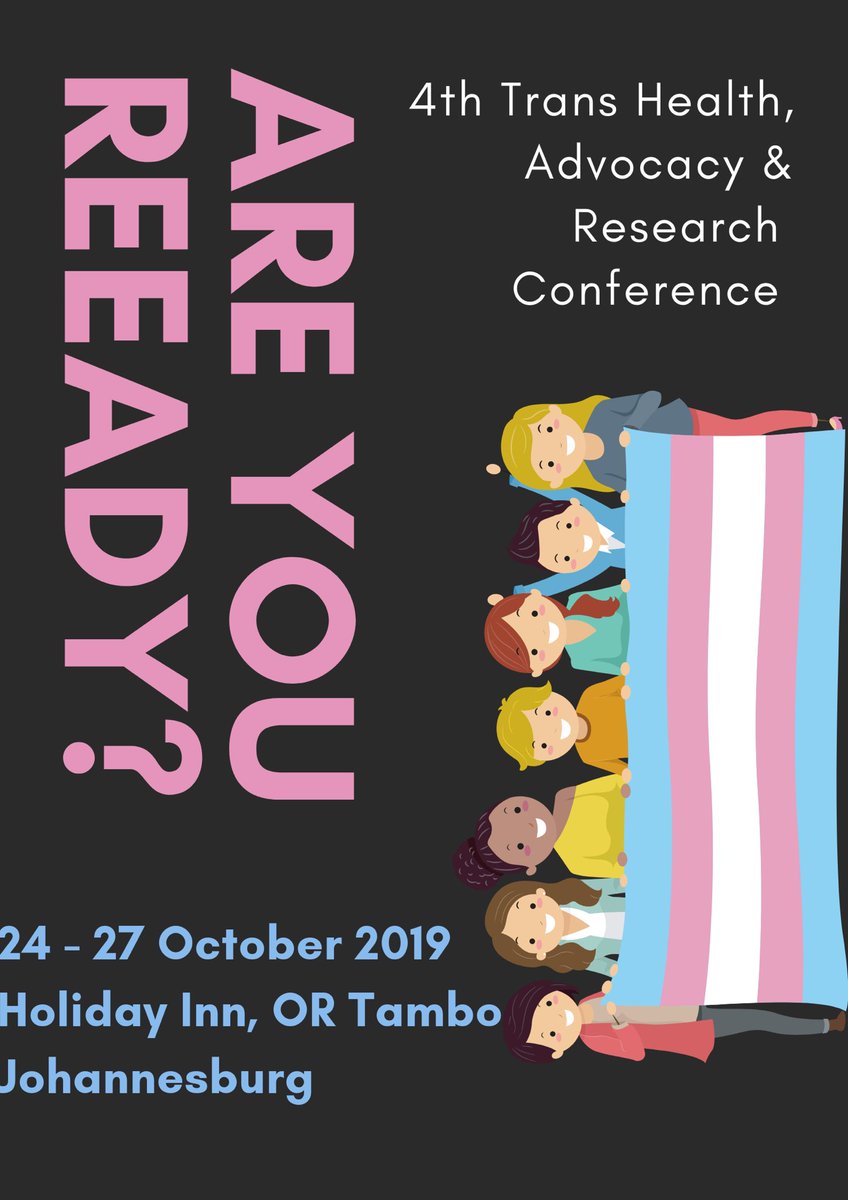 GenderDynamix's tweet photo. 5 Days to The 4th Regional Trans Health, Advocacy & Research Conference #TransSolidarity
#TRANSformingAfrica
#AccessForChange
#transafriqueer https://t.co/XlOXlWJWsK