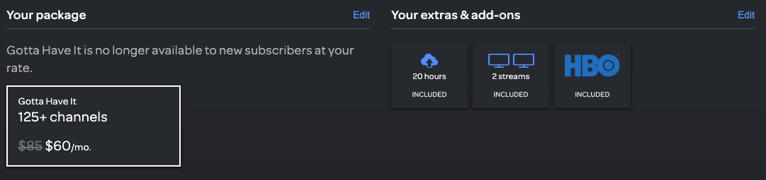 knappbc's tweet photo. Hey @ATTHelp and @ATT - $35 more a month for fewer channels than when I signed up 3 years ago is not a great deal. Not to mention that's a 58% price hike...

@PlayStation Wanna make me a pitch to come over? What about you, @YouTubeTV ? @Sling ? Accepting all offers! https://t.co/t1kSJckWMU