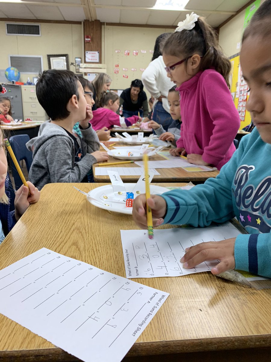 ShellieSantos2's tweet image. Had a great time visiting Mrs. Langford’s class to watch our math instructional coach in action. “Wheel of Sums” was a big hit with these first grade students. @TurlockUSD @CrowellCougars