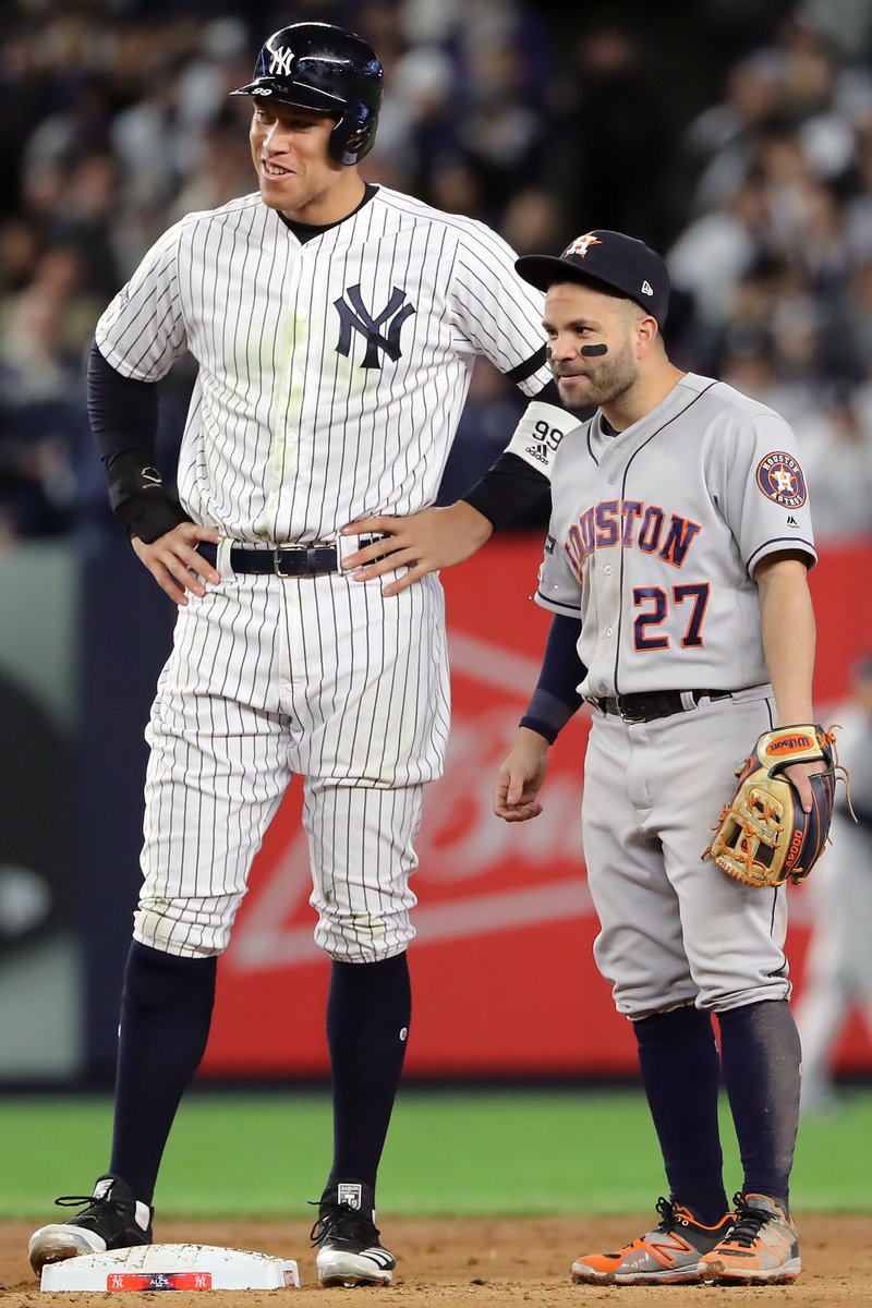 MLB on X: ICYMI: Aaron Judge and José Altuve are not the same