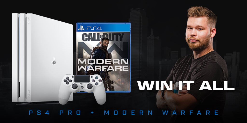 Crimsix's tweet image. Ready to start a new dynasty with @COD_Dallas. My new team and I are giving away a PS4 and signed copy of ModernWarfare. 

-Like &amp;amp; Follow me &amp;amp; my new team.
-RT &amp;amp; Tag a friend

Winners announced Nov 1...
@COD_Dallas
@Clayster
@Huke
@iLLeYYY
@Shotzzy