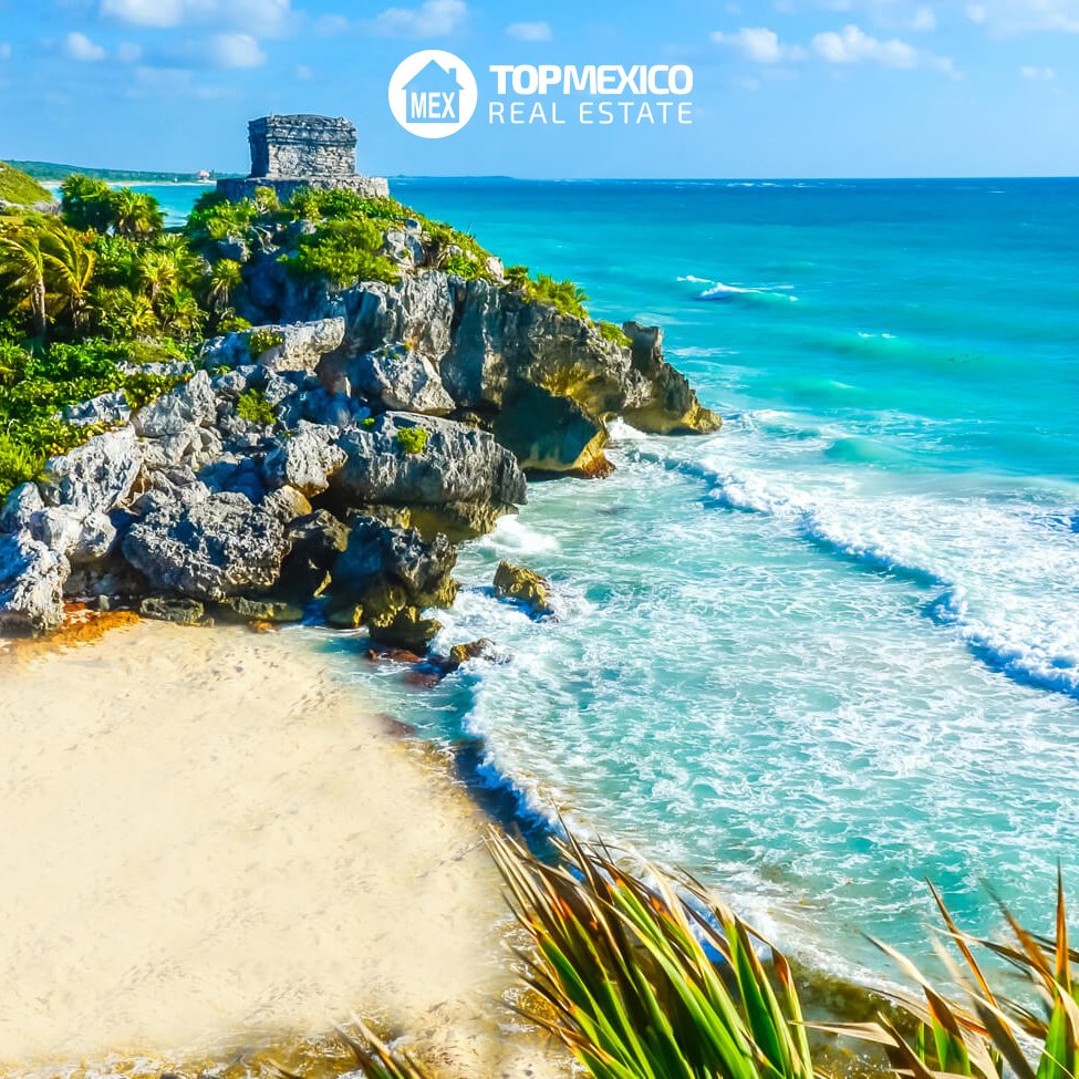 Do you already know the archaeological zone of Tulum? It is a few minutes from your home. 🏘️🏝️
#TopMexicoRealEstate #WeMakeItHappen #SmartRetirement