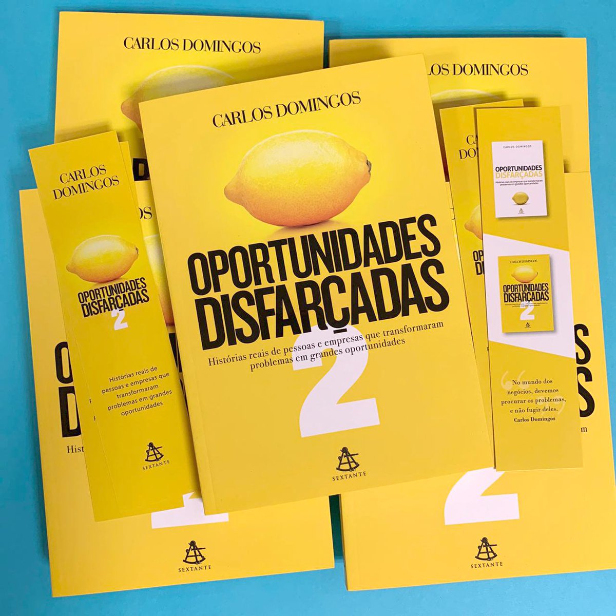 Editora Sextante on Twitter: "[#SorteioDeSexta] Sortearemos 5 exemplares do livro "Oportunidades disfarçadas 2", novo livro de Carlos Domingos. Para participar, preencha nosso formulário apenas uma vez: https://t.co/5TgAKvxc4W O resultado será divulgado no