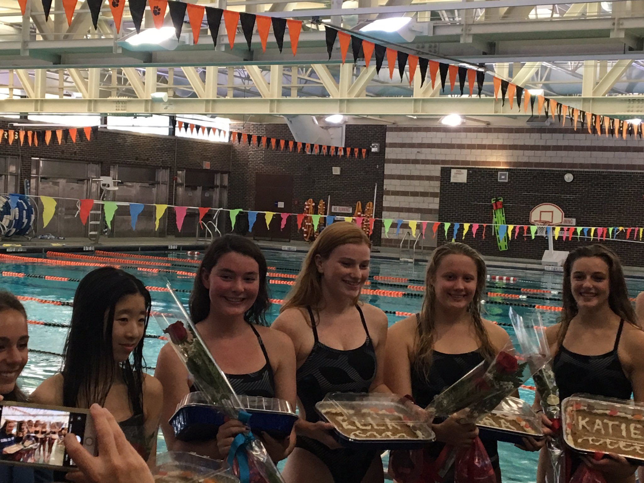 Rye Neck Athletics on Twitter "Senior day for Swimmer Grace Kujawski