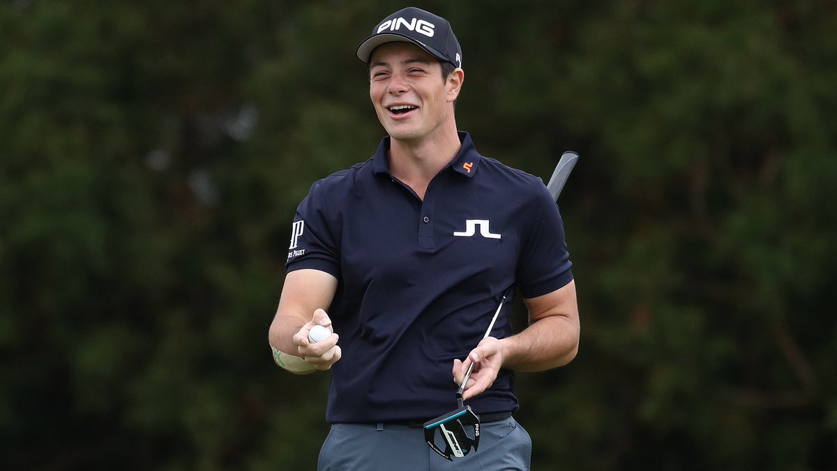 GolfChannel's tweet photo. Another sub-70 round 😳

A day after setting a PGA Tour record for consecutive rounds in the 60s, Hovland was at it again: https://t.co/XlRh35bTZg https://t.co/afTGlawmZi