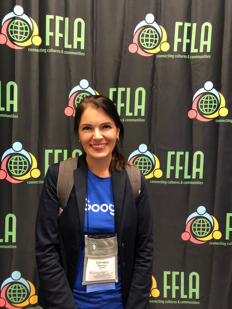 edootech's tweet photo. Happy to have presented at #FLforlanguages #ffla2019 #GoogleEDU #Googlesitesrock the language class https://t.co/KIqlnNhGGx