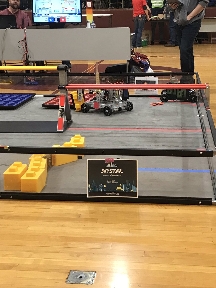 ElixirRobotics's tweet image. Just finished leugemeet 0. One of two teams with functioning arm #SKYSTONE