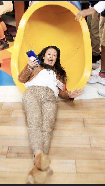 Sliding into the weekend like.... #RCAinspired <a href="/ronclarkacademy/">Ron Clark Academy</a> <a href="/mrronclark_/">Ron Clark</a> <a href="/kimbearden/">Kim Bearden</a> #themonster #slidecertified <a href="/GrahamElem1904/">Graham Elementary School</a>