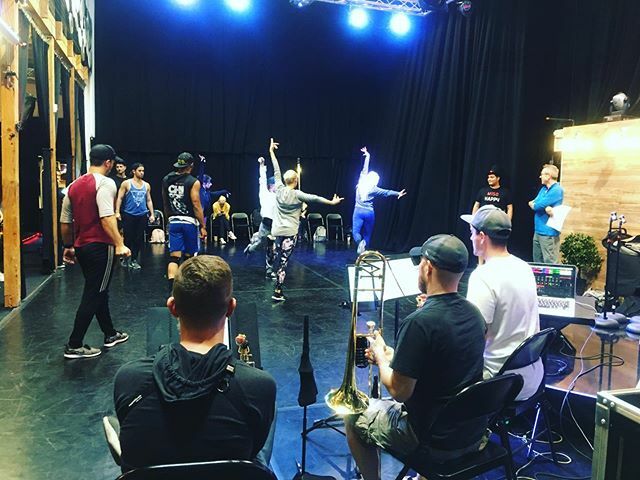 Show rehearsals going down at the studio today! #ShowCreators #destinationbydesign