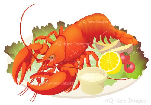 Aq Taro On Twitter イラスト Illustration ロブスター Lobster
