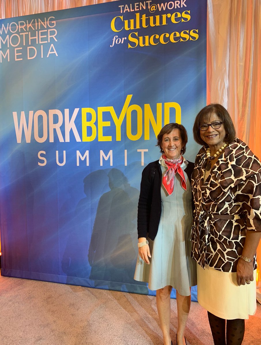 AddieSwartz's tweet photo. Great to be a speaker at the 2019 Work Beyond Summit! Thanks @subhabarry and the whole WMM team for your commitment to showcasing best practices of 100 best companies for women to work for. #WorkBeyondSummit #WorkingMother | @_workingmother_ https://t.co/otgsQijI8S