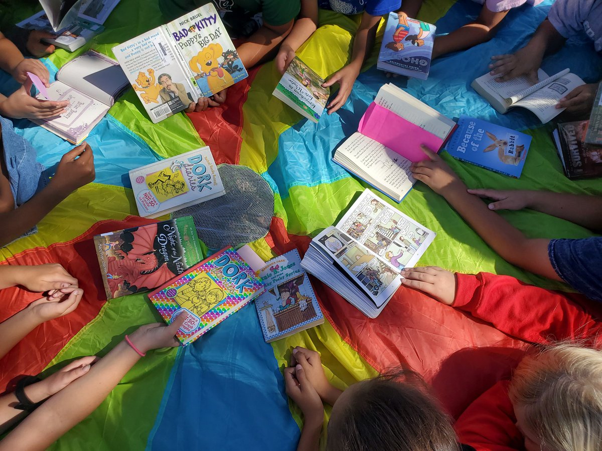 Perfect weather to read in the shade  ss love being outdoors under the trees. Happy Friday