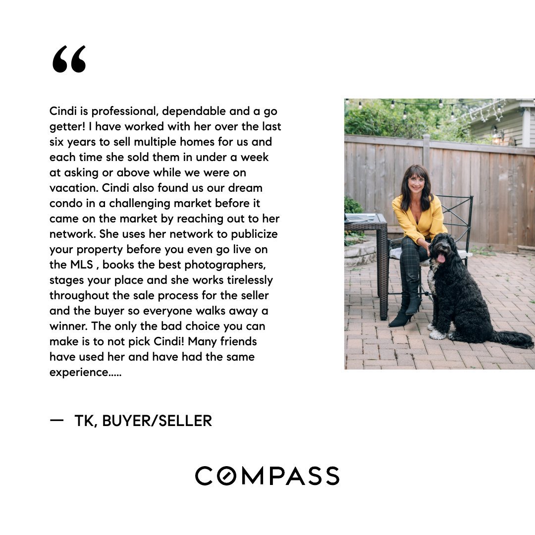 cindisodolski's tweet photo. Nothing makes us happier than knowing that we brought great joy to our clients. - We thrive to create an easy, effortless and fun real estate experience.
.
.
#Ilovemyjob #effortless #topproducer #realtor #realestate #compass #testimonial #findyourplaceintheworld https://t.co/bwHPLEgtGU
