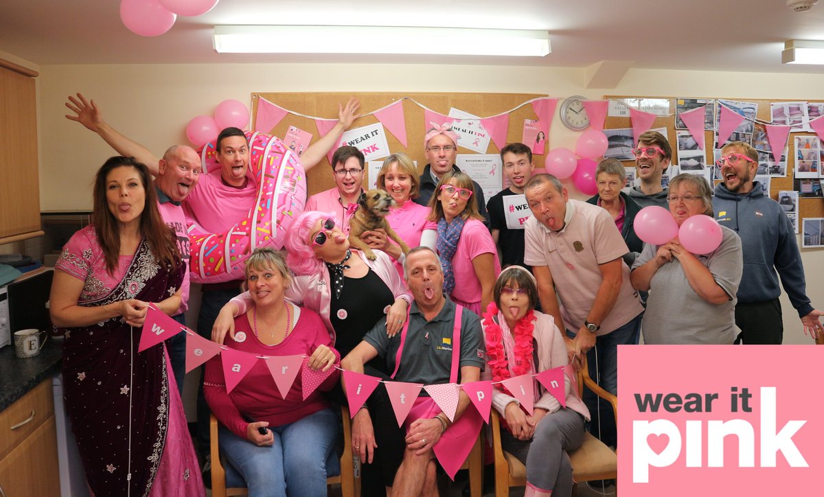 The team at its best!...raising awareness and money for a wonderful cause ...💕 #wearitpink #wearitpink2019 #kickcancersbutt #BreastCancerAwareness