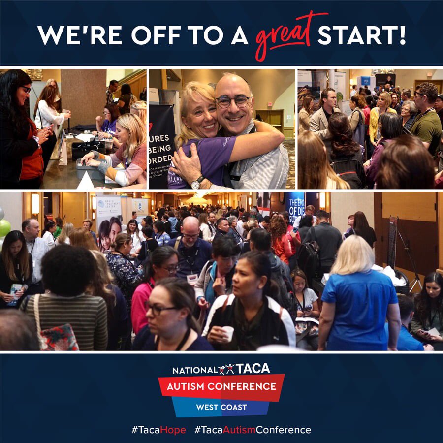 TACAfoundation's tweet image. We are off to a great start at the National TACA #Autism #Comference. Get here tomorrow tacanow.org/conference/wes…