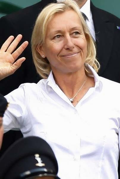 Happy Birthday to the only truly eloquent and divinely gifted conscience of America...Martina Navratilova     