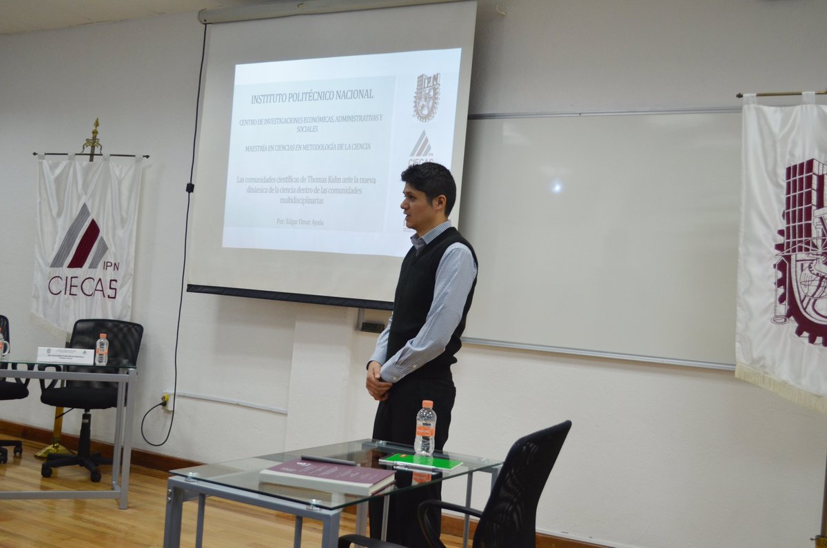 IPN_CIECAS's tweet photo. Muchas Felicidades a Edgar Omar Ayala quien presentó su examen para obtener el grado de Maestría.
Programa: Maestría en Ciencias en Metodología de la Ciencia. @IPN_MX https://t.co/9Q5lAJLhkO
