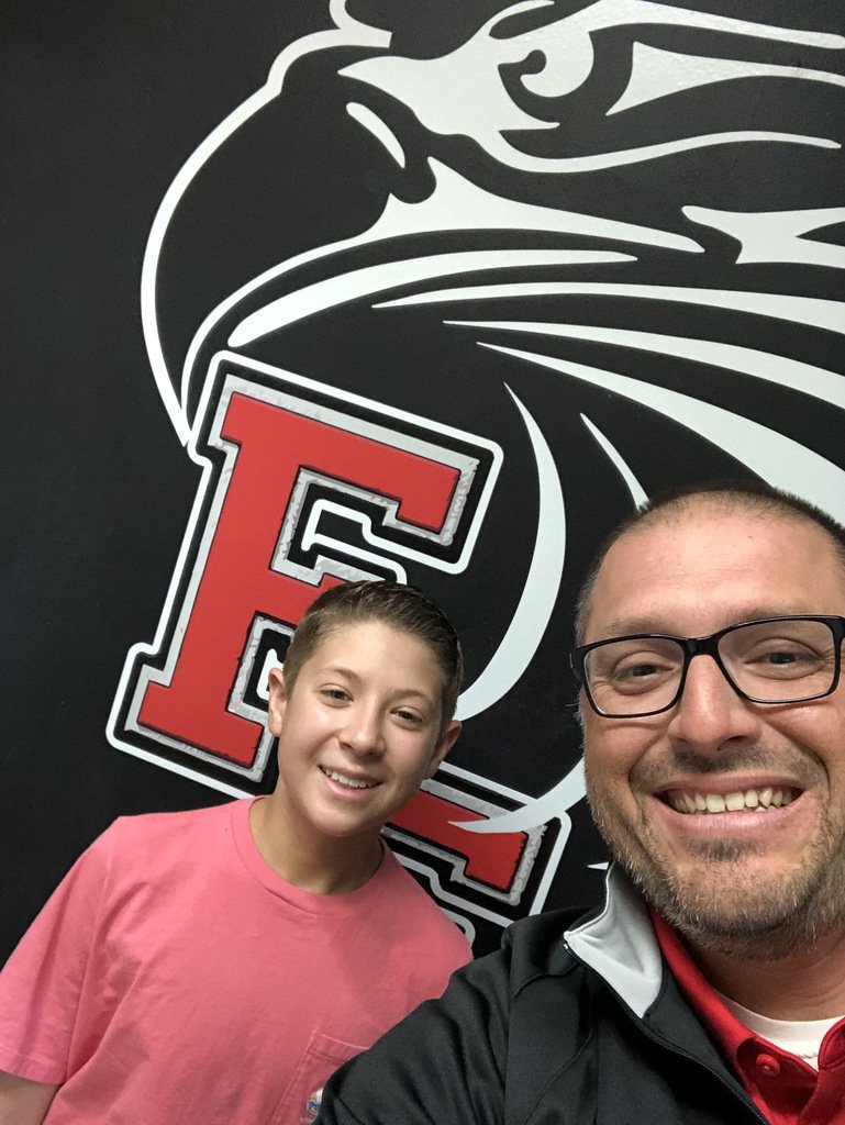 FontanaJT8's tweet photo. Our positive student calls today covered elementary and middle school students.  Students this week were nominated for being role models, persevering through challenges, ready to learn every day, and responsibly completing assignments daily. #FalconPride #FontanaAchieves https://t.co/TqlzcaHueG