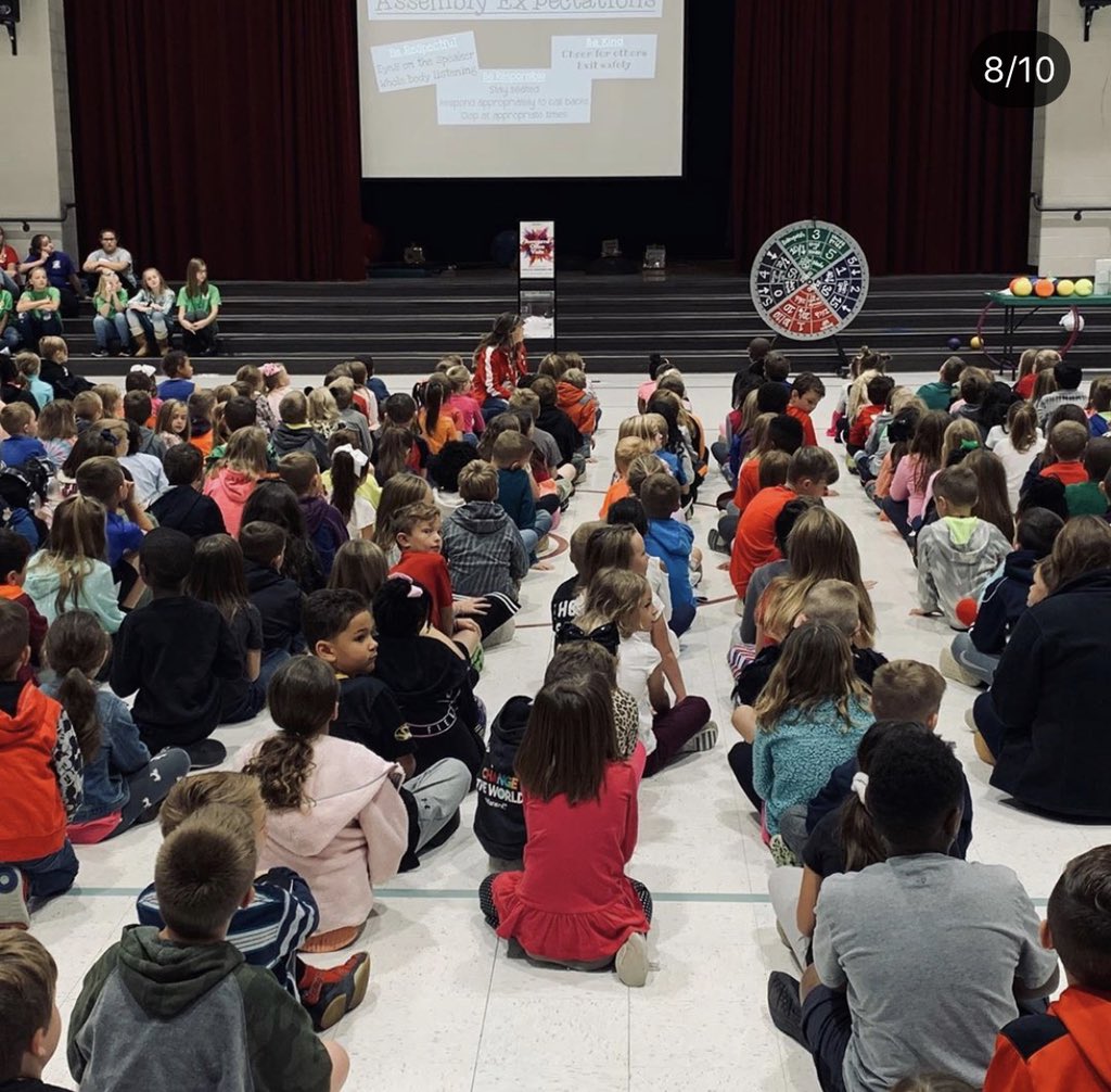 MrsSutton5th's tweet photo. We had our 1st Quarter House Rally today! #peinepride  #trickortweetwsd #wsdlearns #4houses1family https://t.co/UtPfYyDdX5
