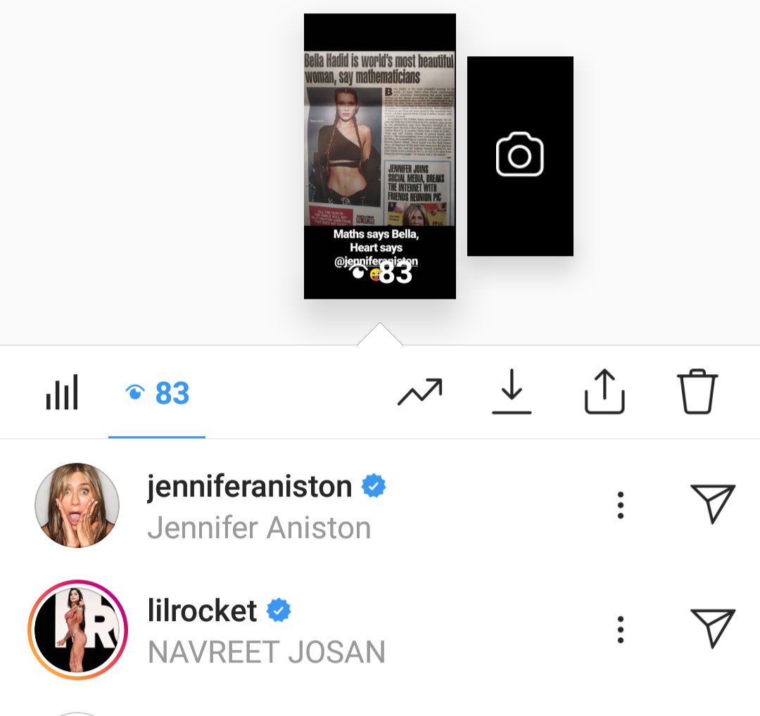 ShrinitBadiyani's tweet photo. So this morning was special! I posted a story on @instagram tagging someone &amp; she viewed it which made my day 😊 Welcome #JenniferAniston, love from India❤️ Hope we could be #Friends someday 😉🤗
#JenniferAnistonInstagram #FRIENDS25 #writerslife #authorslife #RachelGreen https://t.co/pS7vSaR2Kp