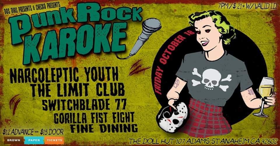 PRK_LA's tweet photo. ***Tonight*** WE rock the legendary @DOLLHUT with me mates @PRK_LA WE play YOU sing!! get there early, good songs go fast.
W/ @GregHetson @Darrin99 #EdwardTatar @slee9383 #Punk #OC #Karaoke #DollHut #Sing #FridayNight #Beers https://t.co/4HmVYnyz4b
