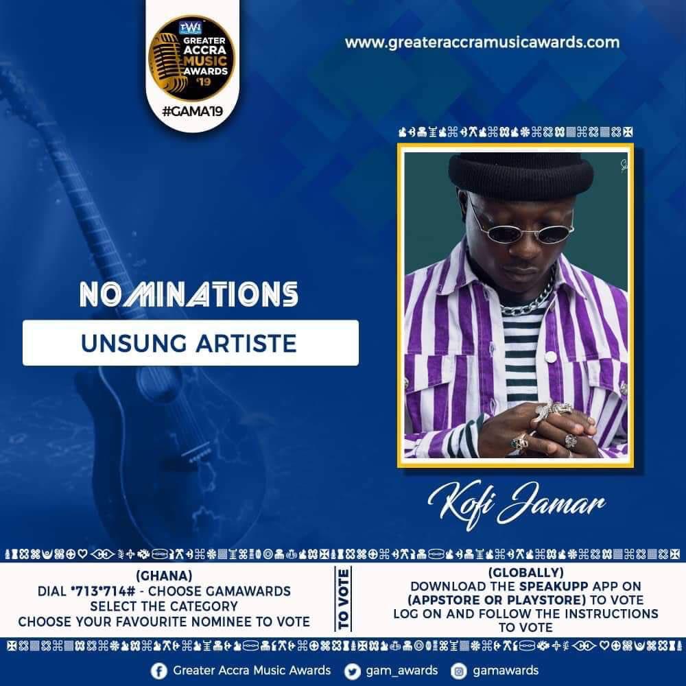 baddest_derrick's tweet photo. Dial *713*714# and Vote for @KofiJamar "UNSUNG ARTISTE" in #GAMA19

#MIDEYUP🔥 https://t.co/sVCobFpqL9